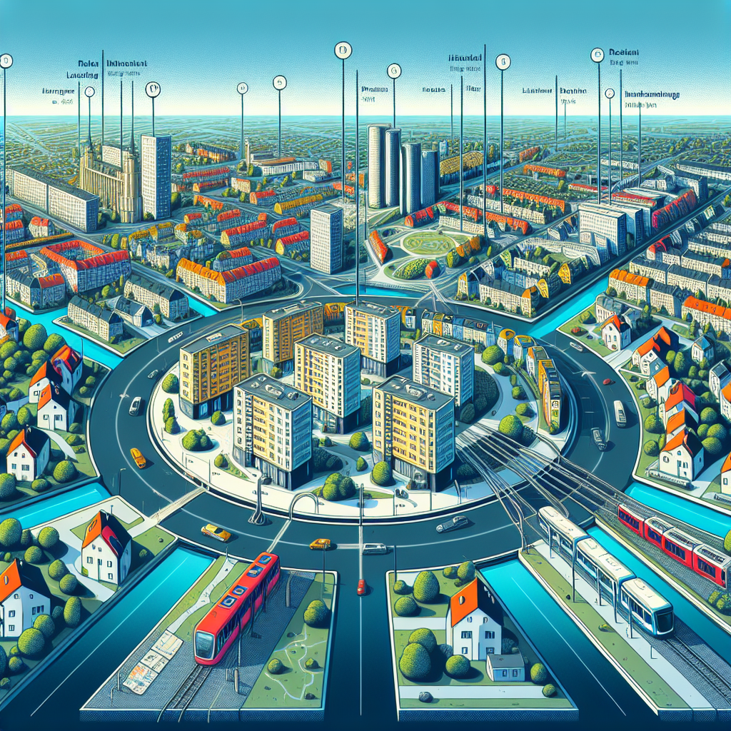 Einfluss der Infrastruktur auf Mietpreise in Leipzig Lindenthal.